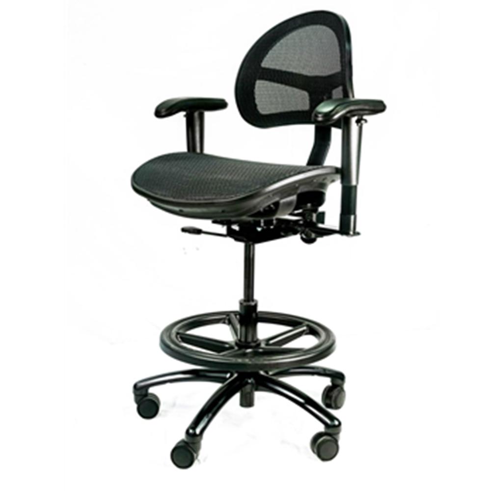 Ergolab Executive Stealth Chair with standard seat and High Backrest