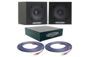 Auratone A2-30 Amplifier with Black 5C Monitor Speakers
